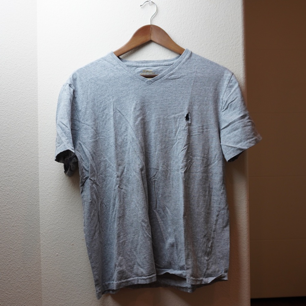 Grey and Black Polo Tee